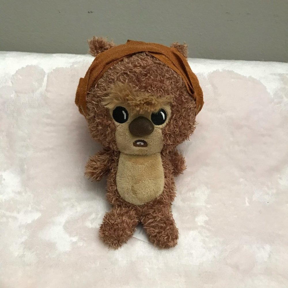 Collectors Star Wars Wicket The Ewok w/ hood Stuffed Plush Star Wars Rare - Picture 4 of 13
